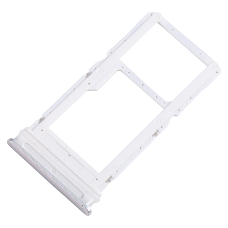 For Motorola One 5G Ace SIM Card Tray + Micro SD Card Tray (Silver) - Card Socket by PMC TechLife | Online Shopping South Africa | PMC TechLife
