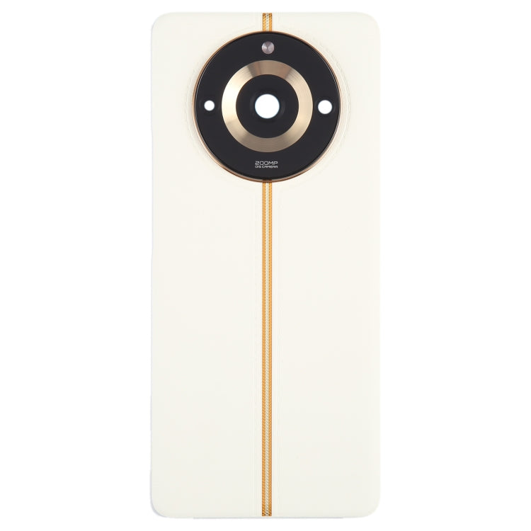 For Realme 11 Pro+ Original Battery Back Cover with Camera Lens Cover(White) - Back Cover by PMC TechLife | Online Shopping South Africa | PMC TechLife