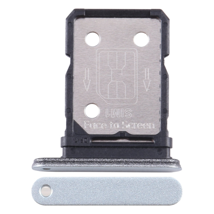 For OnePlus 10R 80W CPH2411 SIM Card Tray + SIM Card Tray (Blue) - Card Tray by PMC TechLife | Online Shopping South Africa | PMC TechLife