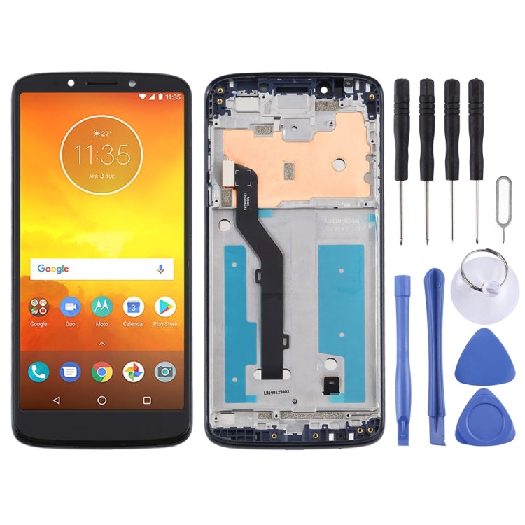 TFT LCD Screen for Motorola Moto E5(US Version)Digitizer Full Assembly with Frame (Black) - LCD Screen by PMC Jewellery | Online Shopping South Africa | PMC Jewellery