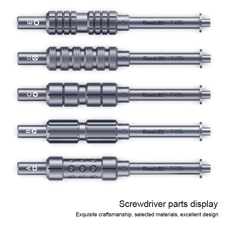 Qianli i-Thor S2 Precision 3D Texture Hollow Cross Tip Middle Bezel Screwdriver - Screwdriver by QIANLI | Online Shopping South Africa | PMC TechLife | Buy Now Pay Later Mobicred