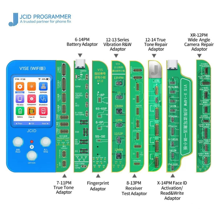 JC V1SE Mobile Phone Code Reading Programmer Set For iPhone - Repair Programmer by JC | Online Shopping South Africa | PMC Jewellery