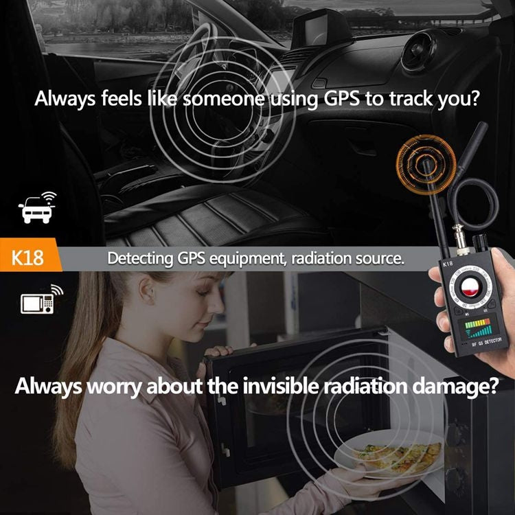 ZS-k18 GPS Tracking GSM Listening Device Finder Wireless Camera Detector - Infrared Detector by PMC TechLife | Online Shopping South Africa | PMC TechLife