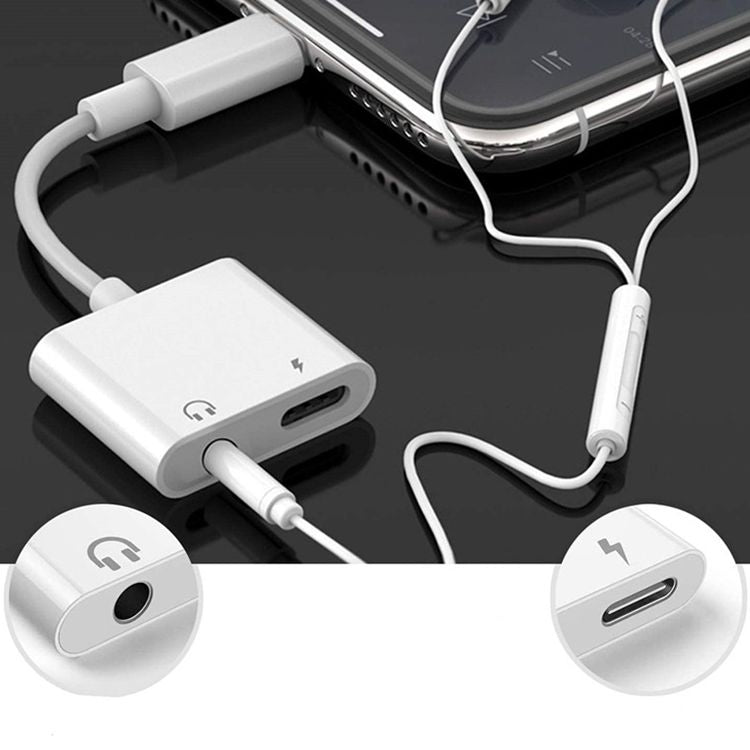 2 in 1 USB-C Adapter with 3.5mm Headphone Jack, Compatible for iPad Pro and Type-C Jack Phone - Type-C Adapter by PMC TechLife | Online Shopping South Africa | PMC TechLife