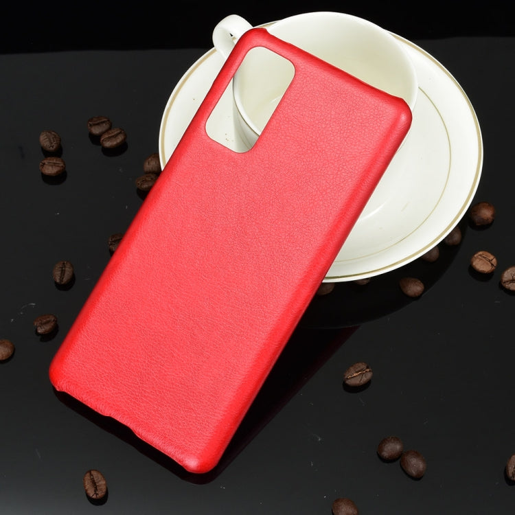 For Samsung Galaxy S20 FE Shockproof Litchi Texture PC + PU Case(Red) - Galaxy S20 FE Cases by NILLKIN | Online Shopping South Africa | PMC TechLife | Buy Now Pay Later Mobicred