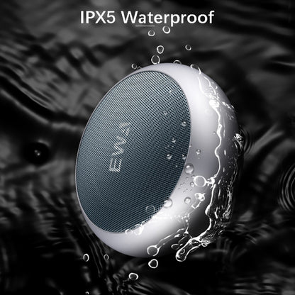 EWA A110 IPX5 Waterproof Portable Mini Metal Wireless Bluetooth Speaker Supports 3.5mm Audio & 32GB TF Card & Calls(Silver) - Mini Speaker by EWA | Online Shopping South Africa | PMC Jewellery