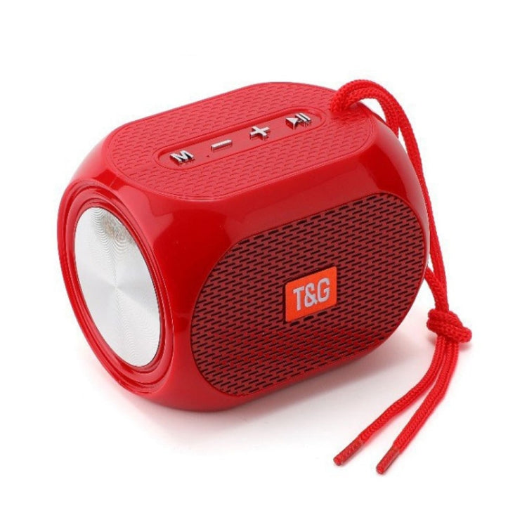 T&G TG196 TWS Subwoofer Bluetooth Speaker With Braided Cord, Support USB/AUX/TF Card/FM(Red) - Mini Speaker by T&G | Online Shopping South Africa | PMC Jewellery