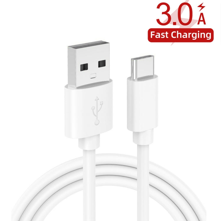 YSY-312PD QC3.0 18W USB + PD 20W USB-C / Type-C Car Charger with USB to USB-C / Type-C Data Cable(White) - Car Charger by PMC Jewellery | Online Shopping South Africa | PMC Jewellery