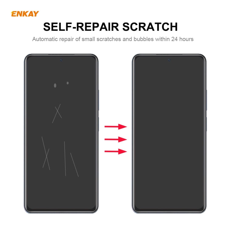 For Xiaomi Mi Poco X3 / X3 Pro 2 PCS ENKAY Hat-Prince Full Glue Full Coverage Screen Protector Explosion-proof Hydrogel Film - For Xiaomi by ENKAY | Online Shopping South Africa | PMC TechLife | Buy Now Pay Later Mobicred