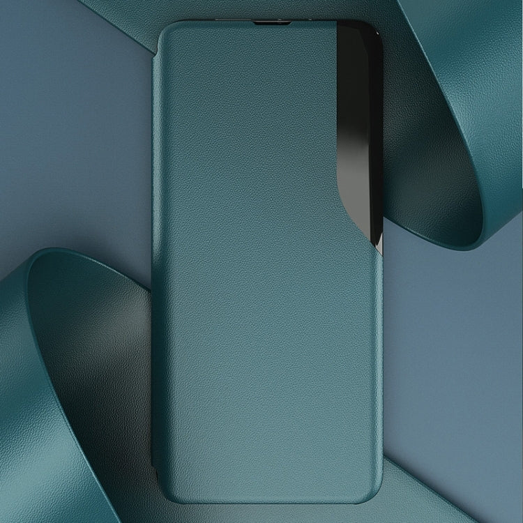 For Samsung Galaxy S21 FE Attraction Flip Holder Leather Phone Case(Green) - Galaxy Phone Cases by PMC TechLife | Online Shopping South Africa | PMC TechLife