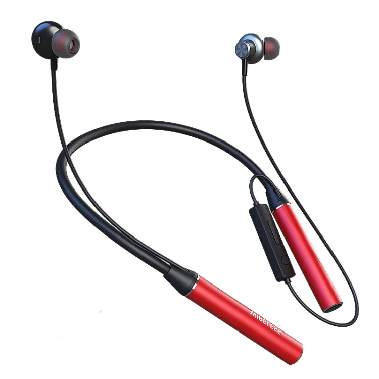 GYM530 Magnetic Neck-mounted Noise Cancelling Sports Earphones In-ear Stereo Support Handsfree / TF Card(Red) - Neck-mounted Earphone by PMC Jewellery | Online Shopping South Africa | PMC Jewellery