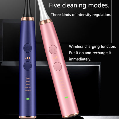 Wireless Induction Charging Ultrasonic Electric Toothbrush(White) - Toothbrushes by PMC Jewellery | Online Shopping South Africa | PMC Jewellery