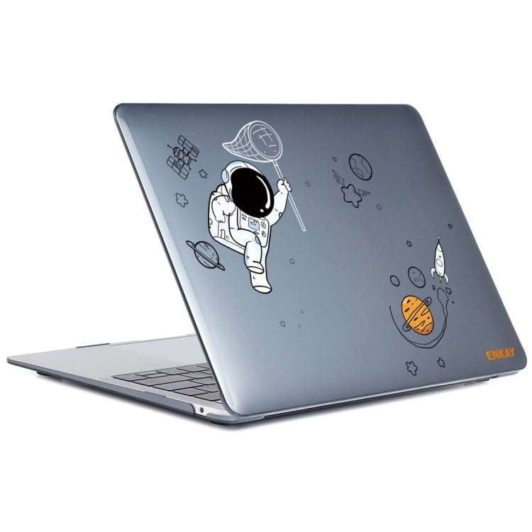 ENKAY Spaceman Pattern Laotop Protective Crystal Case for MacBook Pro 13.3 inch A2251 / A2289 / A2338 2020(Spaceman No.2) - MacBook Pro Cases by ENKAY | Online Shopping South Africa | PMC TechLife | Buy Now Pay Later Mobicred