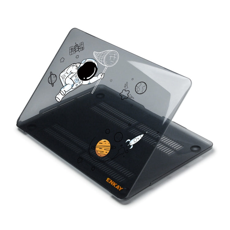 ENKAY Spaceman Pattern Laotop Protective Crystal Case for MacBook Pro 13.3 inch A2251 / A2289 / A2338 2020(Spaceman No.2) - MacBook Pro Cases by ENKAY | Online Shopping South Africa | PMC TechLife | Buy Now Pay Later Mobicred