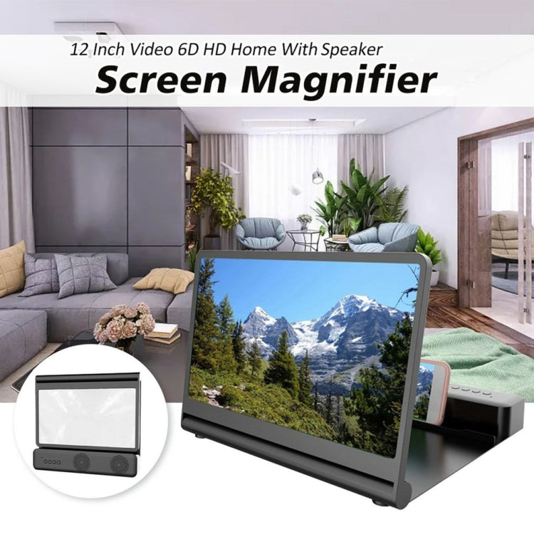 F12 12 inch Screen Magnifier Mobile Phone Desk Stand - Screen Magnifier by PMC Jewellery | Online Shopping South Africa | PMC Jewellery