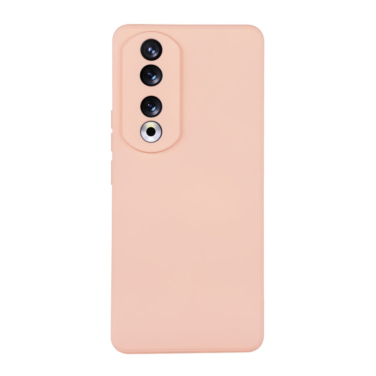 For Honor 90 ENKAY Liquid Silicone Soft Shockproof Phone Case(Pink) - Honor Cases by ENKAY | Online Shopping South Africa | PMC TechLife | Buy Now Pay Later Mobicred