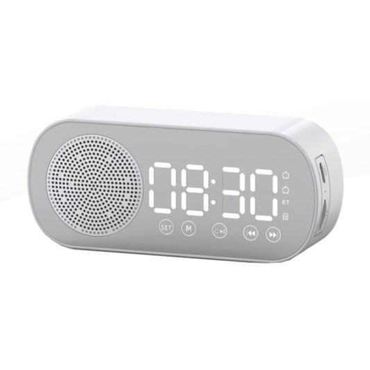 Z7 Digital Bluetooth 5.0 Speaker Multi-function Mirror Alarm Clock FM Radio(White) - Desktop Speaker by PMC Jewellery | Online Shopping South Africa | PMC Jewellery | Buy Now Pay Later Mobicred