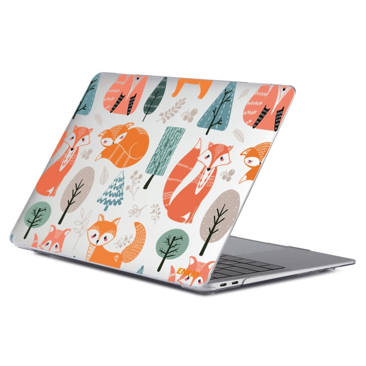 ENKAY Animal Series Pattern Laotop Protective Crystal Case For MacBook Pro 13.3 inch A1706 / A1708 / A1989 / A2159(Fox) - MacBook Pro Cases by ENKAY | Online Shopping South Africa | PMC Jewellery