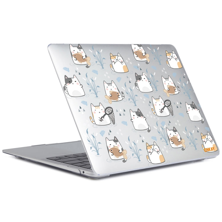 ENKAY Animal Series Pattern Laotop Protective Crystal Case For MacBook Pro 13.3 inch A2251 / A2289 / A2338 2020(Cute Cat) - MacBook Pro Cases by ENKAY | Online Shopping South Africa | PMC Jewellery