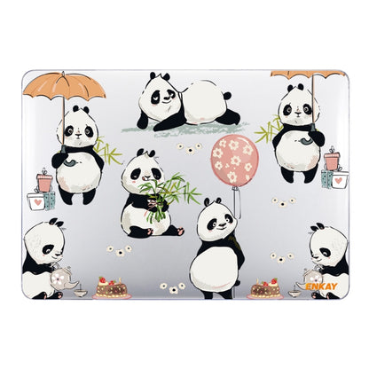 ENKAY Animal Series Pattern Laotop Protective Crystal Case For MacBook Pro 13.3 inch A2251 / A2289 / A2338 2020(Panda) - MacBook Pro Cases by ENKAY | Online Shopping South Africa | PMC Jewellery