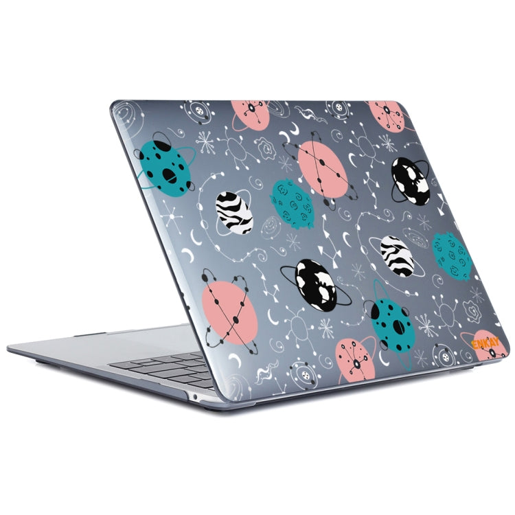 ENKAY Star Series Pattern Laotop Protective Crystal Case For MacBook Pro 14.2 inch A2442 (2021)(Geometric Planet) - MacBook Pro Cases by ENKAY | Online Shopping South Africa | PMC Jewellery