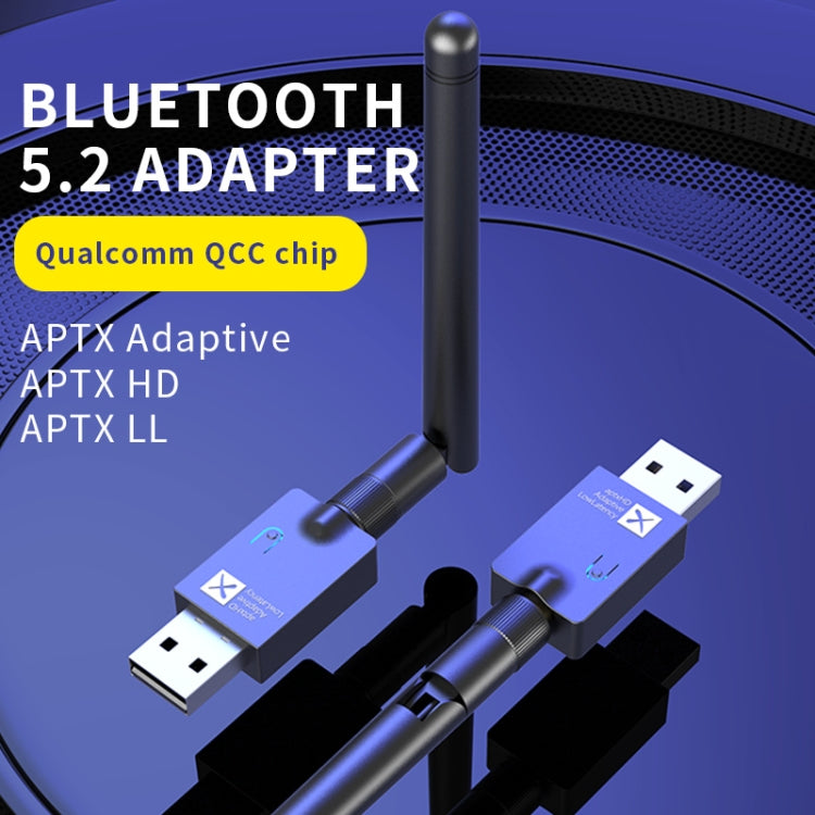 YET-T10 QCC5.2 Qualcomm Low latency Bluetooth Audio Transmitter Support Aptx - Audio Receiver Transmitter by PMC TechLife | Online Shopping South Africa | PMC TechLife