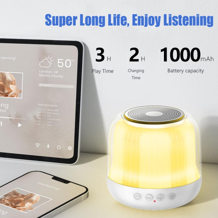 JY12 Full-screen RGB LED Breather Light Wireless Bluetooth Speaker(Black) - Mini Speaker by PMC Jewellery | Online Shopping South Africa | PMC Jewellery