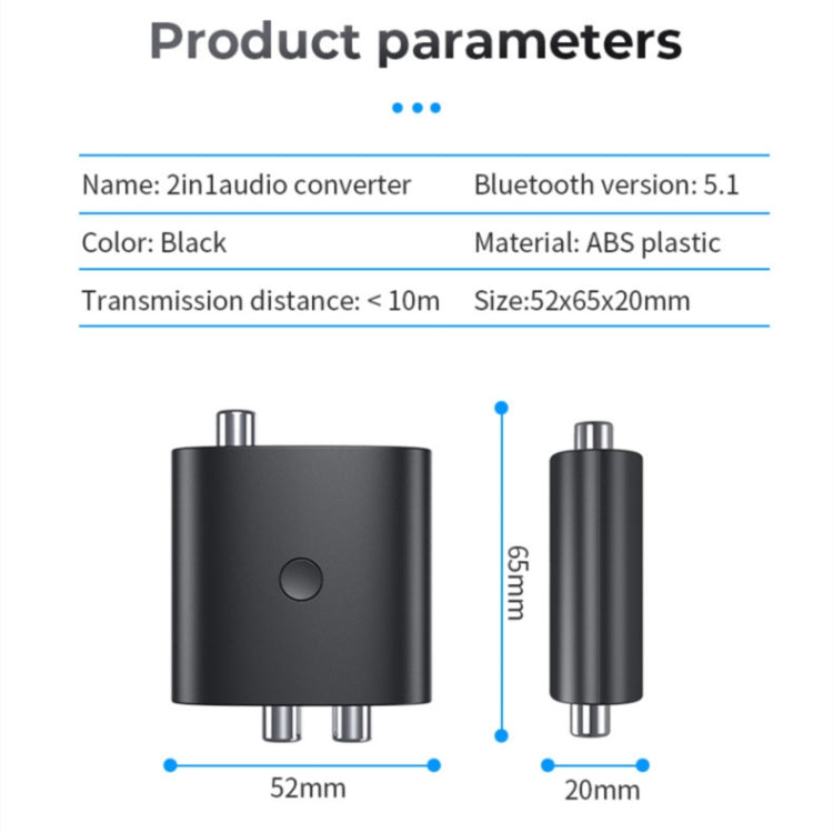 BT-B36 Bluetooth 5.1 Audio Receiver TV Fiber Coaxial Digital to Analog Converter - Audio Receiver Transmitter by PMC Jewellery | Online Shopping South Africa | PMC Jewellery