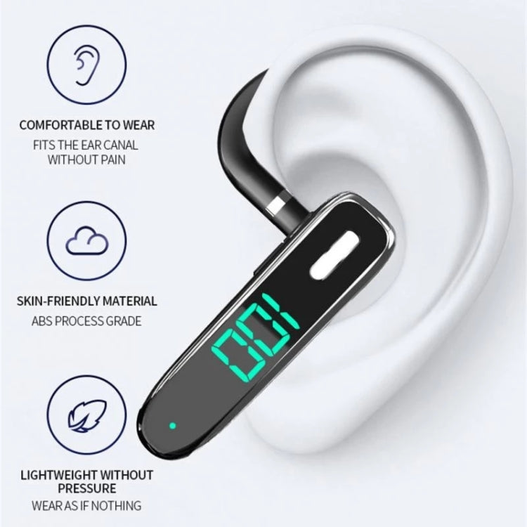 K50 Bluetooth-compatible 5.3 Business Ear-hook Earphone with Mic - Bluetooth Earphone by PMC Jewellery | Online Shopping South Africa | PMC Jewellery