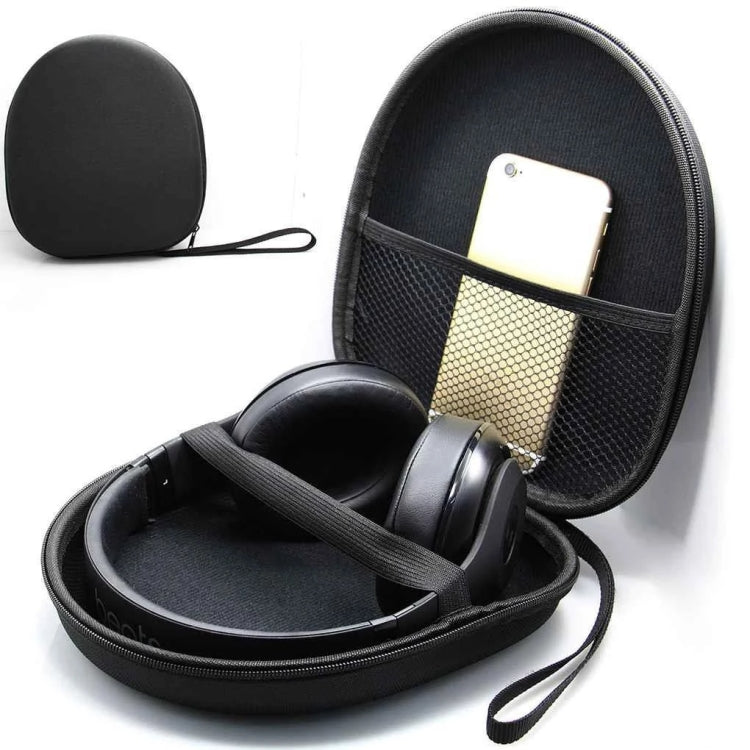 Portable Zippered Round Shaped Headphone Earbud Carrying Storage Bag Case - Protective Case by PMC TechLife | Online Shopping South Africa | PMC TechLife