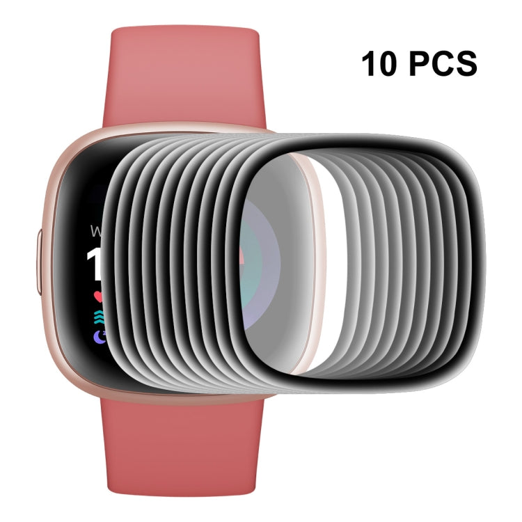 10 PCS For Fitbit Versa 4 / Sense 2 ENKAY 3D Full Coverage Soft PC Edge + PMMA HD Screen Protector Film - free shipping - PMC TechLife - Order now!