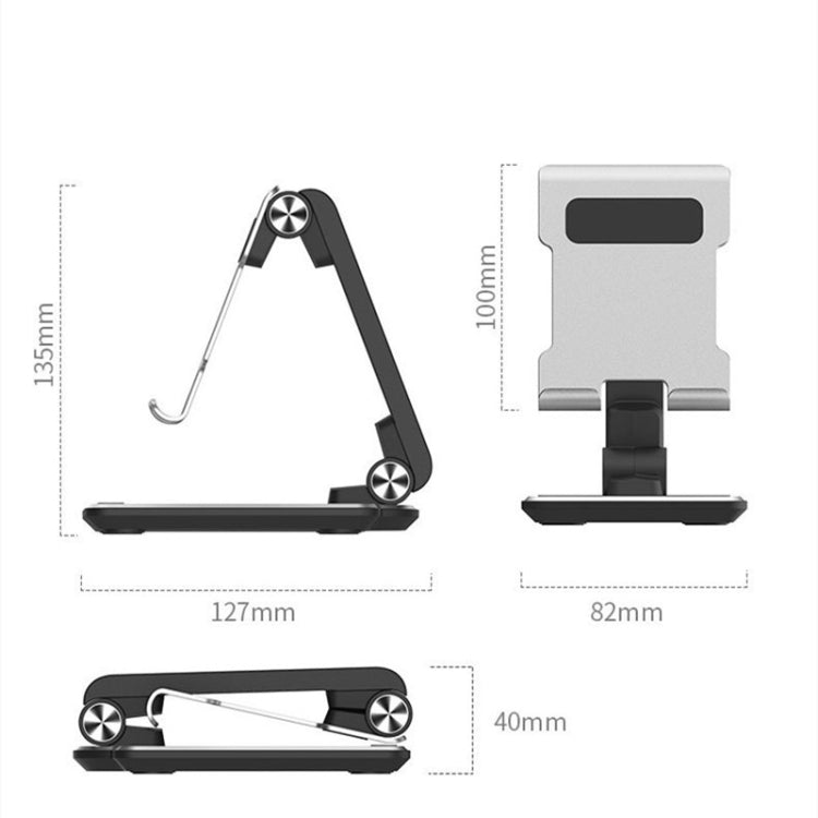 TM06 Folding Tablet Holder Adjustable Smartphone Tablet Holder - Desktop Holder by PMC Jewellery | Online Shopping South Africa | PMC Jewellery