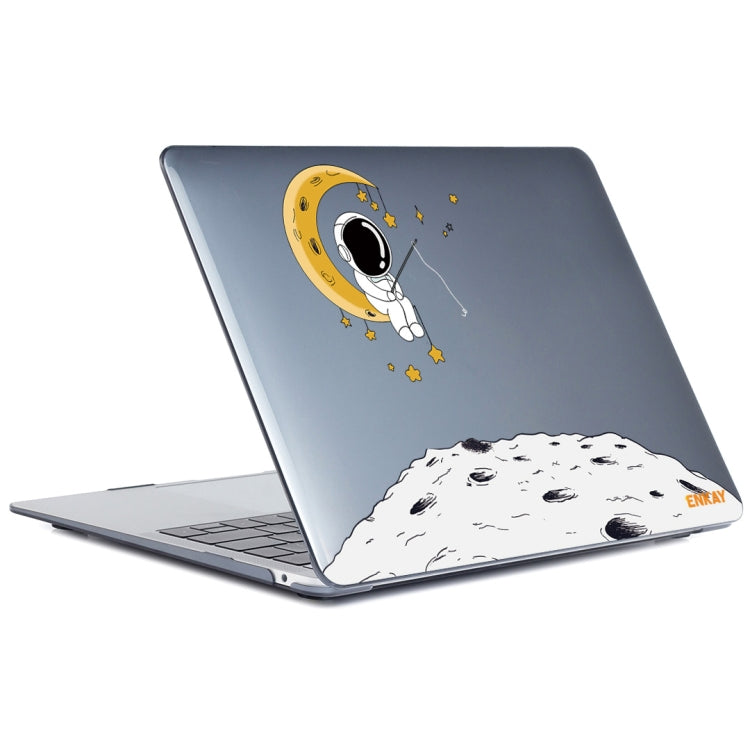 For MacBook Pro 13.3 A1706/A1989/A2159 ENKAY Hat-Prince 3 in 1 Spaceman Pattern Laotop Protective Crystal Case with TPU Keyboard Film / Anti-dust Plugs, Version:US(Spaceman No.3) - MacBook Pro Cases by ENKAY | Online Shopping South Africa | PMC Jewellery