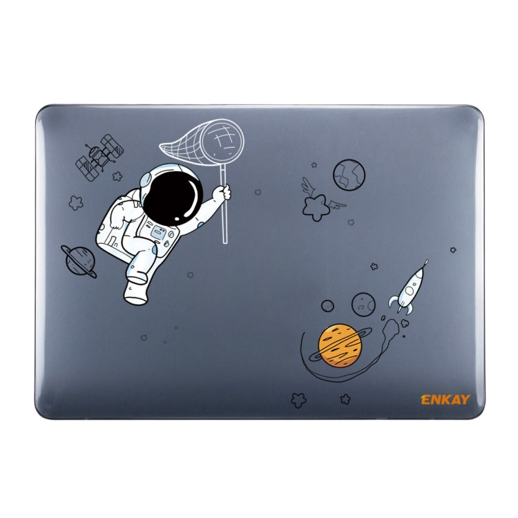 For MacBook Pro 13.3 A1708 ENKAY Hat-Prince 3 in 1 Spaceman Pattern Laotop Protective Crystal Case with TPU Keyboard Film / Anti-dust Plugs, Version:US(Spaceman No.2) - MacBook Pro Cases by ENKAY | Online Shopping South Africa | PMC Jewellery