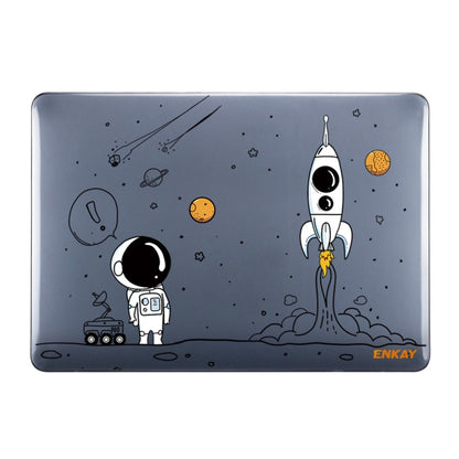 For MacBook Air 13.3 2018 A1932 ENKAY Hat-Prince 3 in 1 Spaceman Pattern Laotop Protective Crystal Case with TPU Keyboard Film / Anti-dust Plugs, Version:EU(Spaceman No.1) - MacBook Air Cases by ENKAY | Online Shopping South Africa | PMC Jewellery