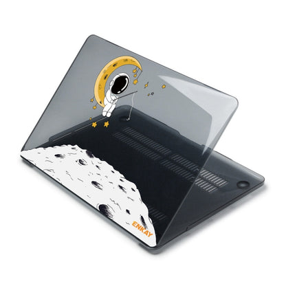 For MacBook Pro 13.3 A2251/A2289/A2338 ENKAY Hat-Prince 3 in 1 Spaceman Pattern Laotop Protective Crystal Case with TPU Keyboard Film / Anti-dust Plugs, Version:EU(Spaceman No.3) - MacBook Pro Cases by ENKAY | Online Shopping South Africa | PMC Jewellery