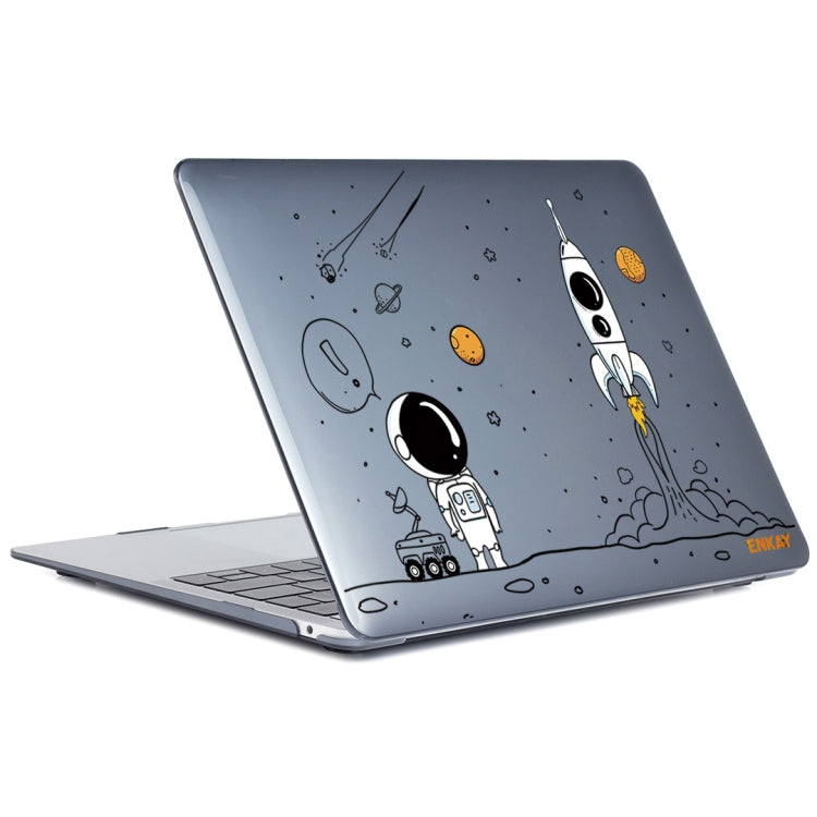 For MacBook Air 13.6 A2681 ENKAY Hat-Prince 3 in 1 Spaceman Pattern Laotop Protective Crystal Case with TPU Keyboard Film / Anti-dust Plugs, Version:US(Spaceman No.1) - MacBook Air Cases by ENKAY | Online Shopping South Africa | PMC Jewellery