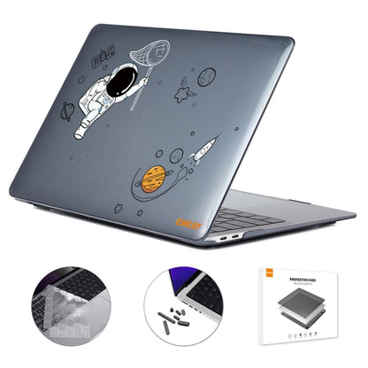 For MacBook Air 13.6 A2681 ENKAY Hat-Prince 3 in 1 Spaceman Pattern Laotop Protective Crystal Case with TPU Keyboard Film / Anti-dust Plugs, Version:US(Spaceman No.2) - MacBook Air Cases by ENKAY | Online Shopping South Africa | PMC Jewellery