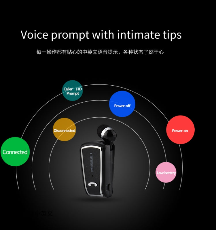 Fineblue F-V3 Bluetooth 4.1 Wireless Stereo Bluetooth In-Ear Earphone Mini Headset White - free shipping - PMC TechLife - Order now!