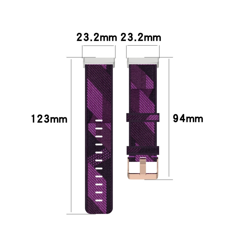 For Fitbit Versa 3 Nylon Weave Canvas Watch Band(Grey) - free shipping - PMC TechLife - Order now!