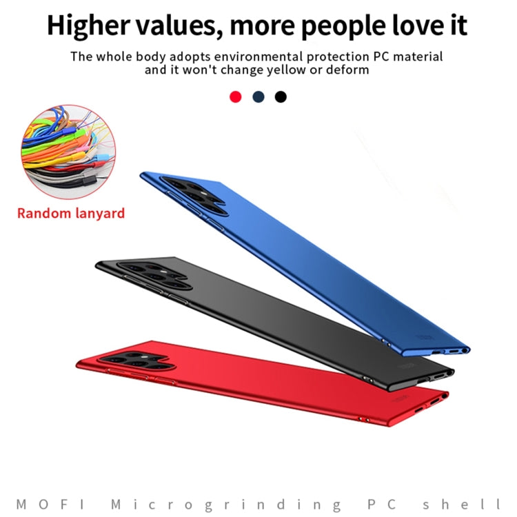 For Samsung Galaxy S23 Ultra 5G MOFI Micro Frosted PC Ultra-thin Hard Case(Black) - Galaxy S23 Ultra 5G Cases by MOFI | Online Shopping South Africa | PMC TechLife | Buy Now Pay Later Mobicred