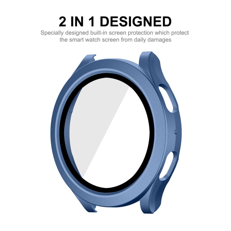 For Samsung Galaxy Watch4/5 40mm ENKAY Hat-Prince Waterproof Full Coverage PC Frame + 9H Tempered Glass Case(Transparent) - Watch Cases by ENKAY | Online Shopping South Africa | PMC Jewellery | Buy Now Pay Later Mobicred