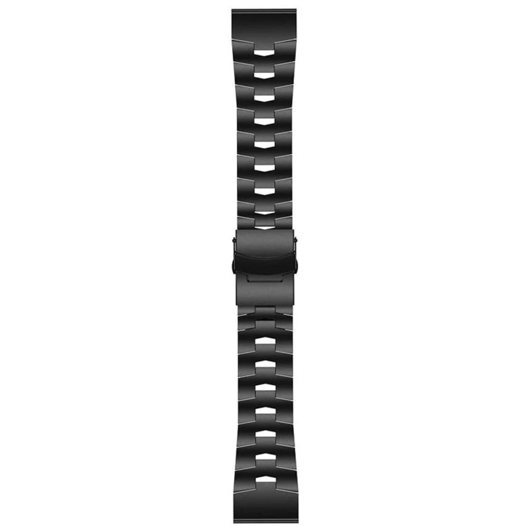 Compatible with Garmin Fenix 3 Sapphire 26mm Titanium Alloy Quick Release Watch Band(Black) - free shipping - PMC TechLife - Order now!