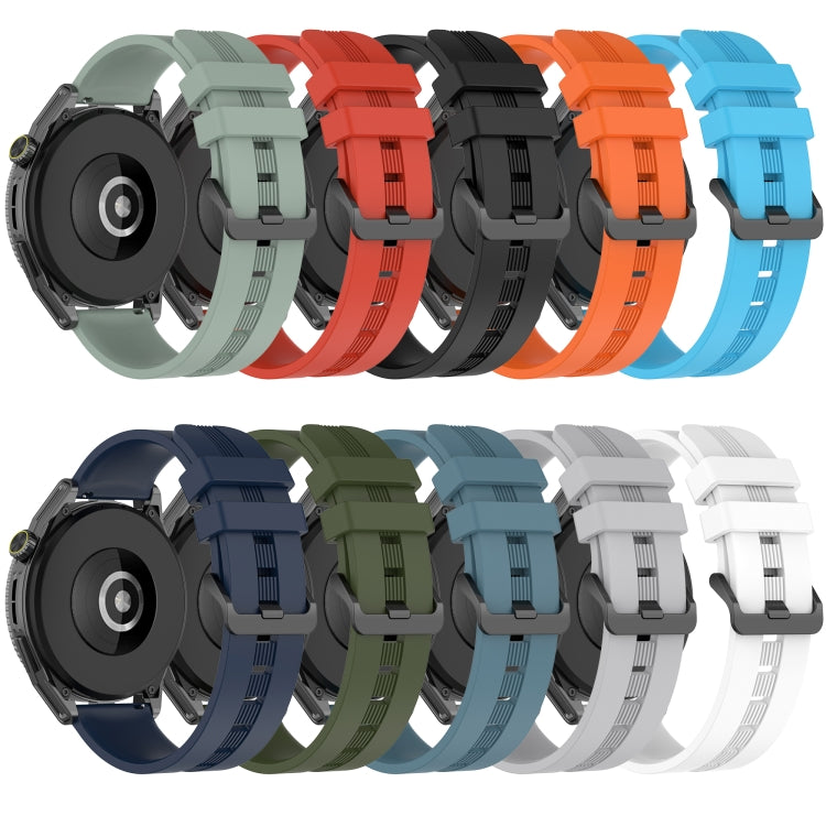 Compatible with Garmin Compatible witherunner Sq2 20mm Concave Striped Slicone Watch Band(Navy Blue) - free shipping - PMC TechLife - Order now!