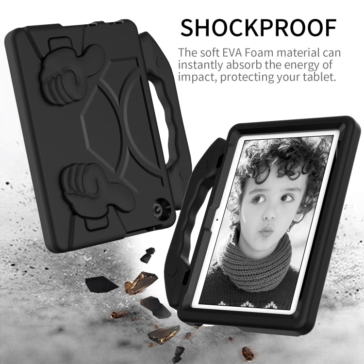 For Lenovo Tab M10 3rd Gen 10.1 TB-328 Thumb Bracket EVA Shockproof Tablet Case(Black) - For Lenovo by PMC Jewellery | Online Shopping South Africa | PMC Jewellery