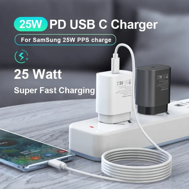TA800 PD / PPS 25W Type-C Port Charger for Samsung, EU Plug(Black) - USB Charger by PMC TechLife | Online Shopping South Africa | PMC TechLife