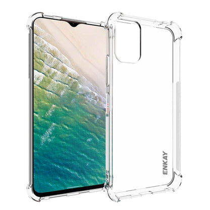 For Nokia C32 4G ENKAY Clear TPU Shockproof Anti-slip Phone Case - Nokia Cases by ENKAY | Online Shopping South Africa | PMC Jewellery