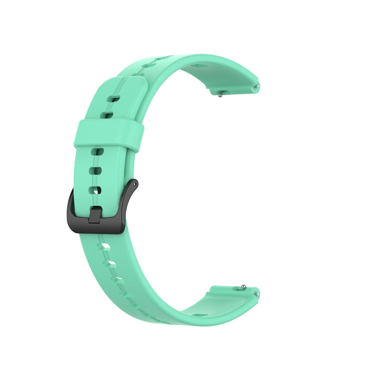 For Huawei Band 7 Solid Color Silicone Watch Band(Lake Blue) - Smart Wear by PMC Jewellery | Online Shopping South Africa | PMC Jewellery