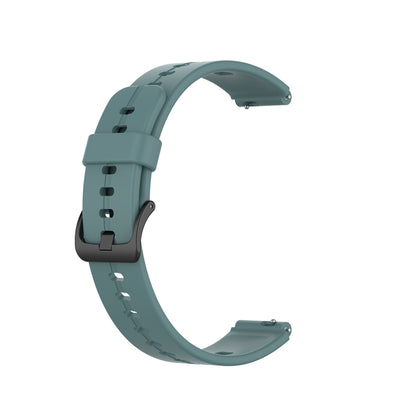 For Huawei Band 7 Solid Color Silicone Watch Band(Rock Cyan) - Smart Wear by PMC Jewellery | Online Shopping South Africa | PMC Jewellery