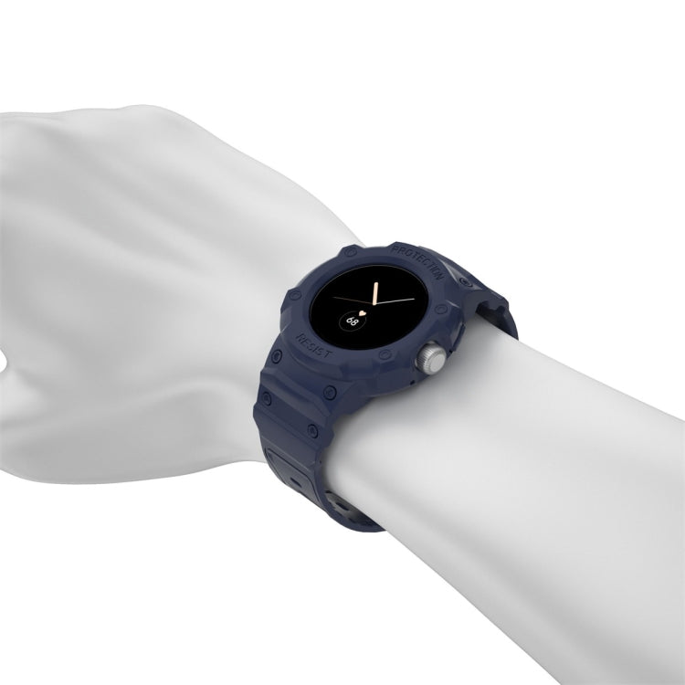 For Google Pixel Watch JUNSUNMAY Integrated TPU Adjustable Elastic Watch Band(Grey) - Watch Bands by JUNSUNMAY | Online Shopping South Africa | PMC TechLife | Buy Now Pay Later Mobicred